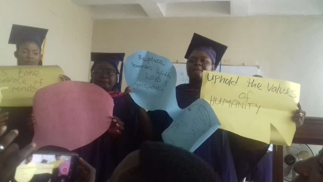 photo of youth peacebuilders graduation