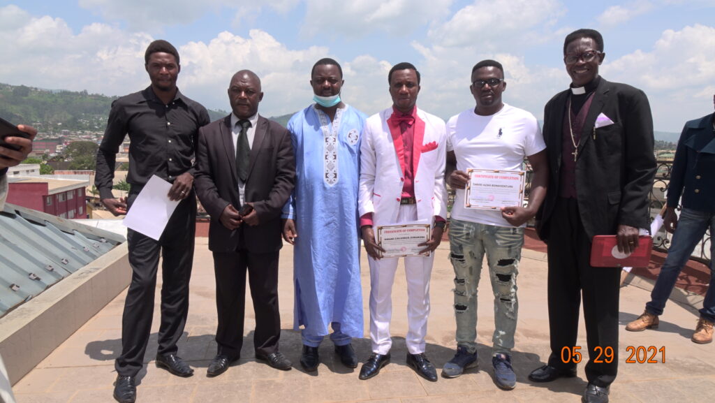 Some of our young beneficiaries with their mentors